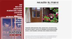 Desktop Screenshot of blazicek.info
