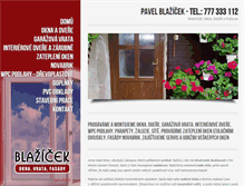 Tablet Screenshot of blazicek.info